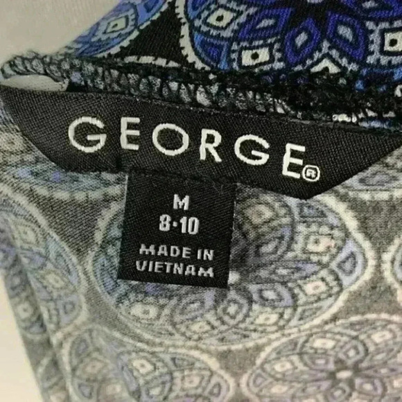 George skirt size M 8-10 geometric maxi career - Picture 7 of 8